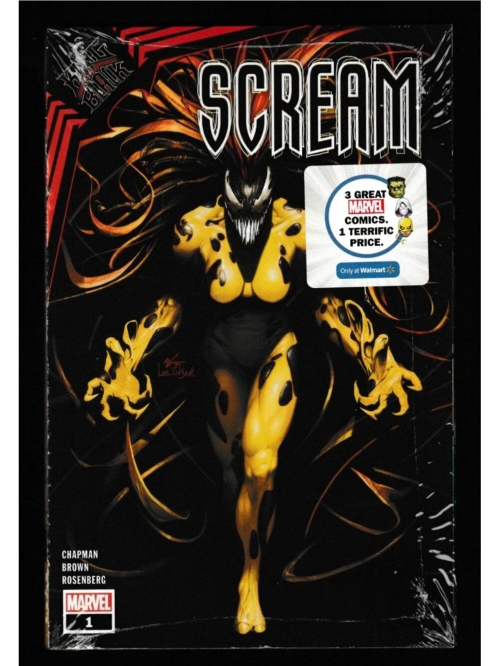 King in Black Scream #1 InHyuk Lee cover Marvel Walmart Sealed 3-pack Mint